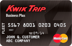 Kwik Trip Business Plus Card