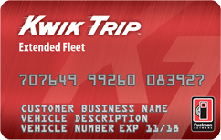 Kwik Trip Extended Fleet Card